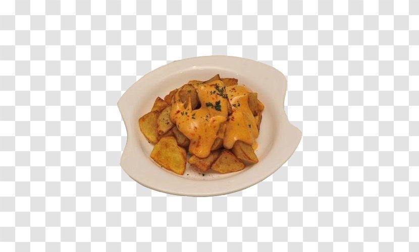 Patatas Bravas Vegetarian Cuisine Recipe Side Dish Curry - Food - Delicious Potato Transparent PNG