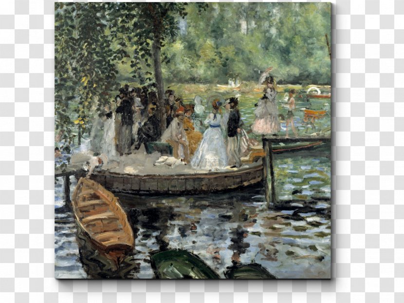 Bain à La Grenouillère Bal Du Moulin De Galette Painting Impressionism - Recreation Transparent PNG