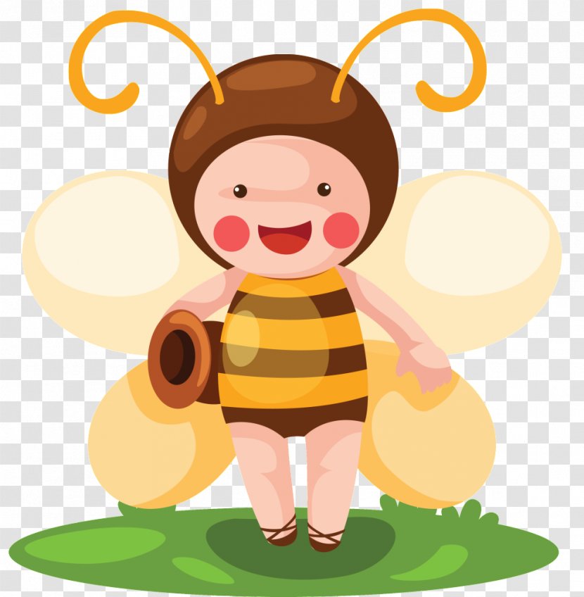 Bumblebee Drawing Clip Art - Fictional Character - Honey Transparent PNG