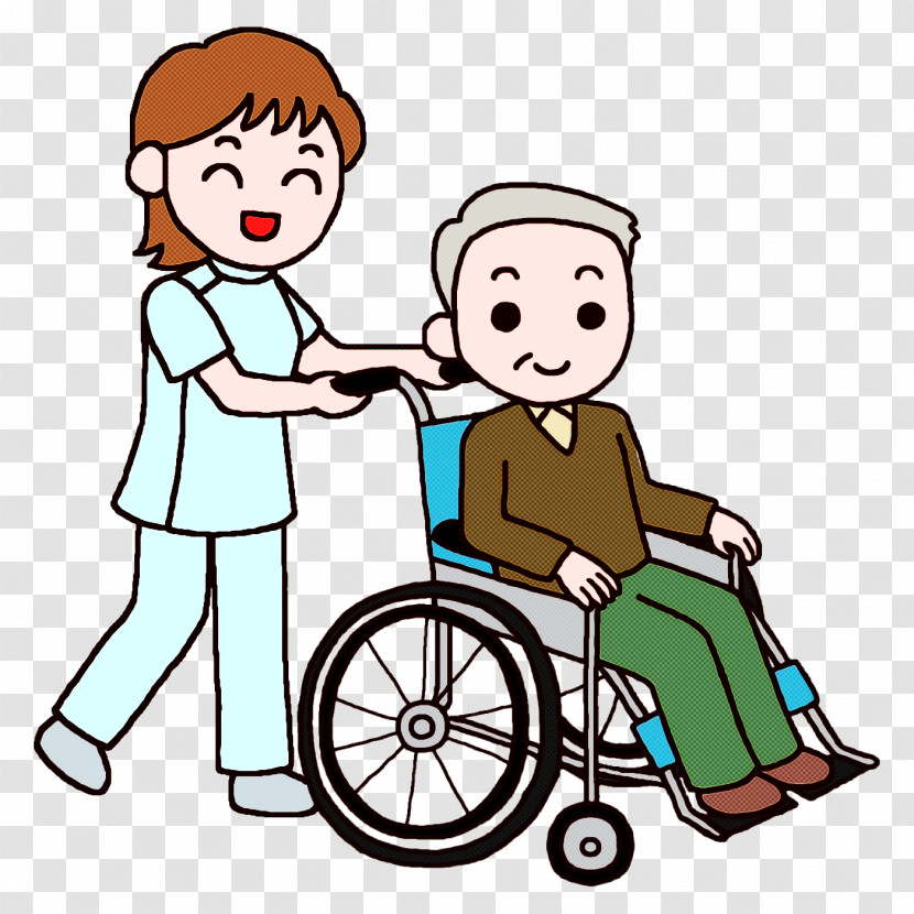 Older Aged Wheelchair Transparent PNG