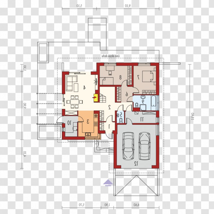 Floor Plan Line - Elevation - Design Transparent PNG