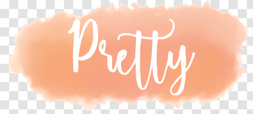 My Love - Calligraphy - Smile Peach Transparent PNG