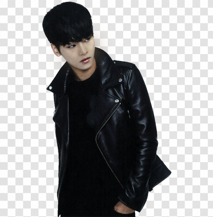 N GOT7 VIXX Leather Jacket - JB Transparent PNG