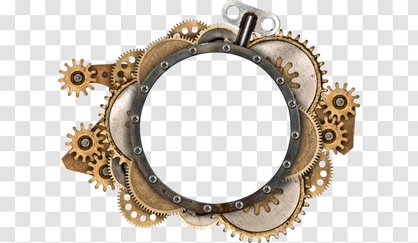Steampunk Gear - Picture Frame - Metal Transparent PNG