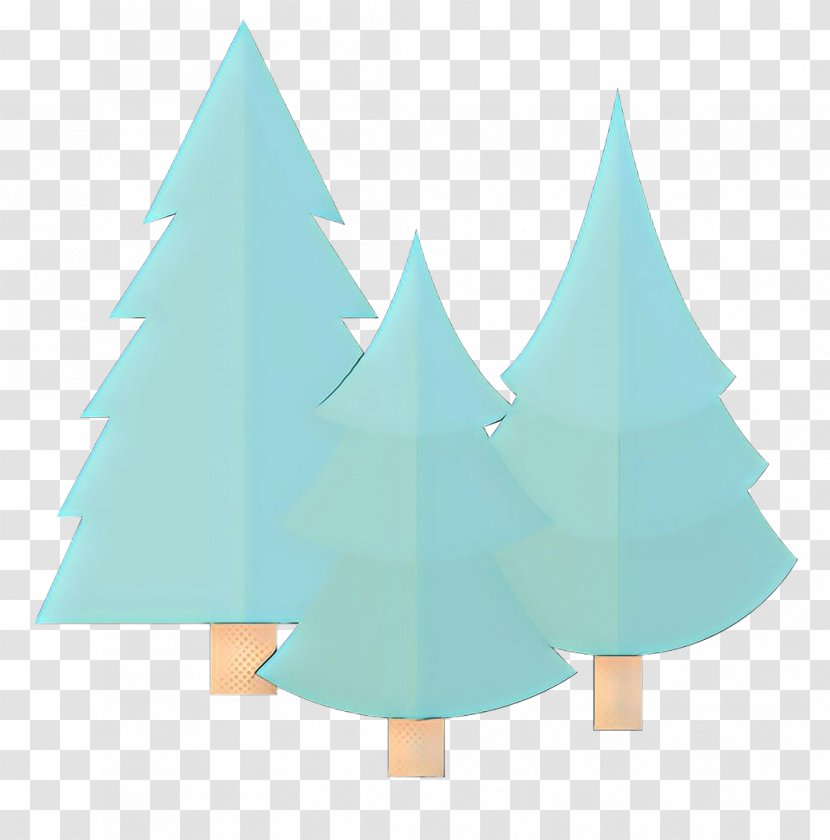 Christmas Tree - Aqua - Woody Plant Leaf Transparent PNG