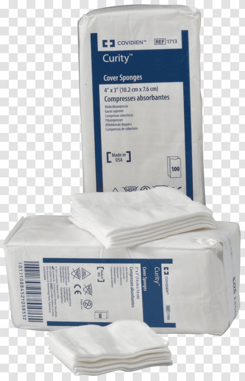 Gauze Sponge Dressing Medical Equipment Sterilization - First Aid Supplies - Wound Transparent PNG
