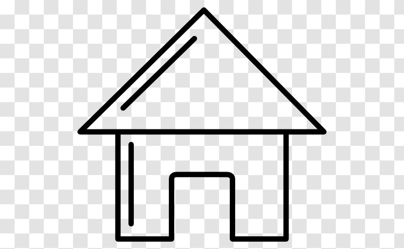 Building House Clip Art - Black And White Transparent PNG