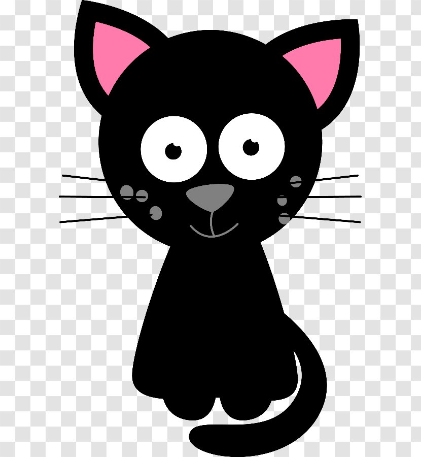 Kitten Whiskers Clip Art Black Cat Dog - Calico - Teri Silhouette Transparent PNG