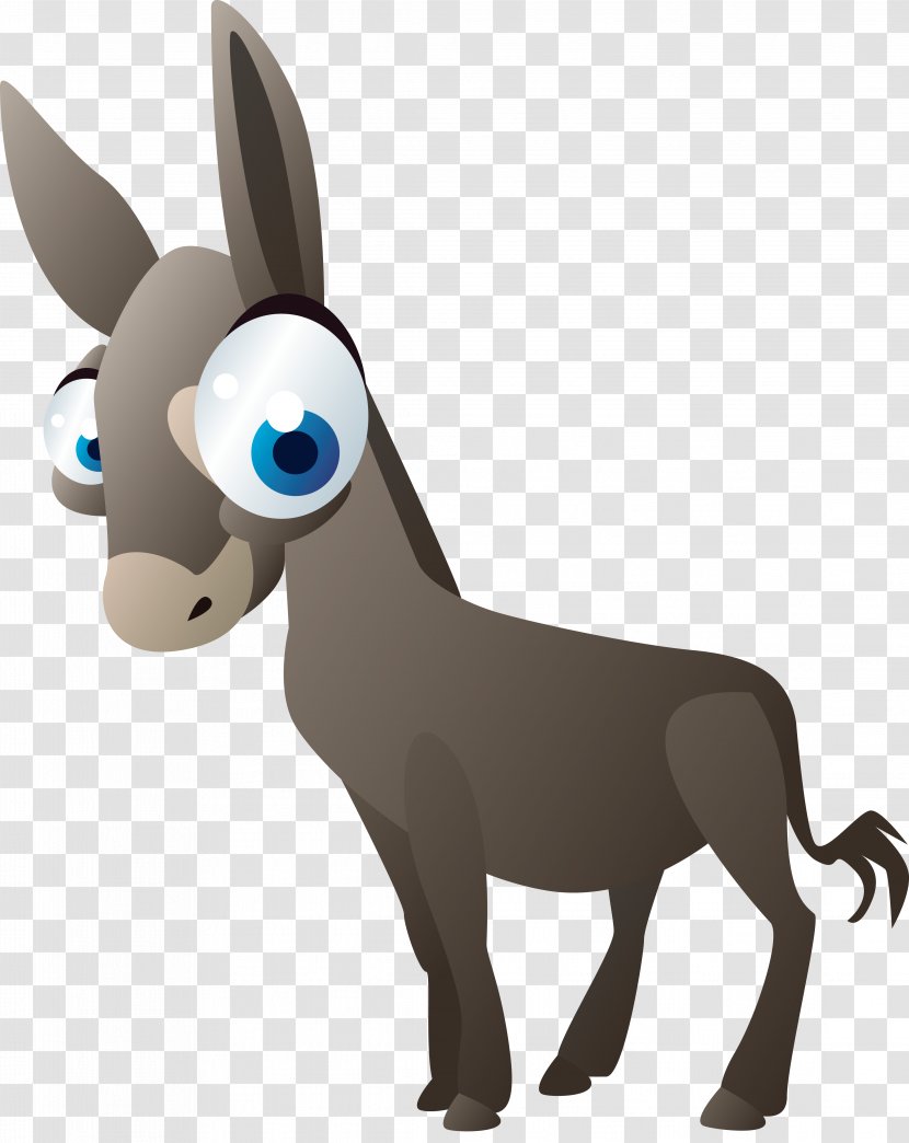 Donkey Vecteur - Horse Like Mammal Transparent PNG