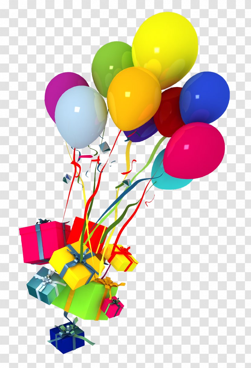 Balloon Birthday - Holiday - Decoration Material Transparent PNG