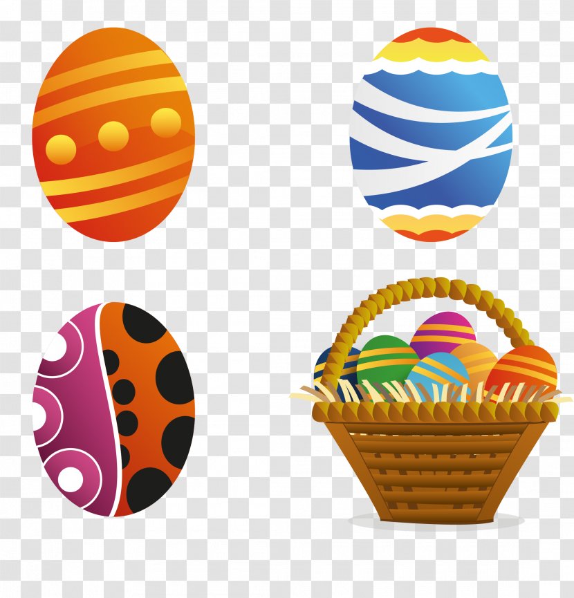 Easter Bunny Egg Decorating - Food - Eggs Decorated Vector Transparent PNG