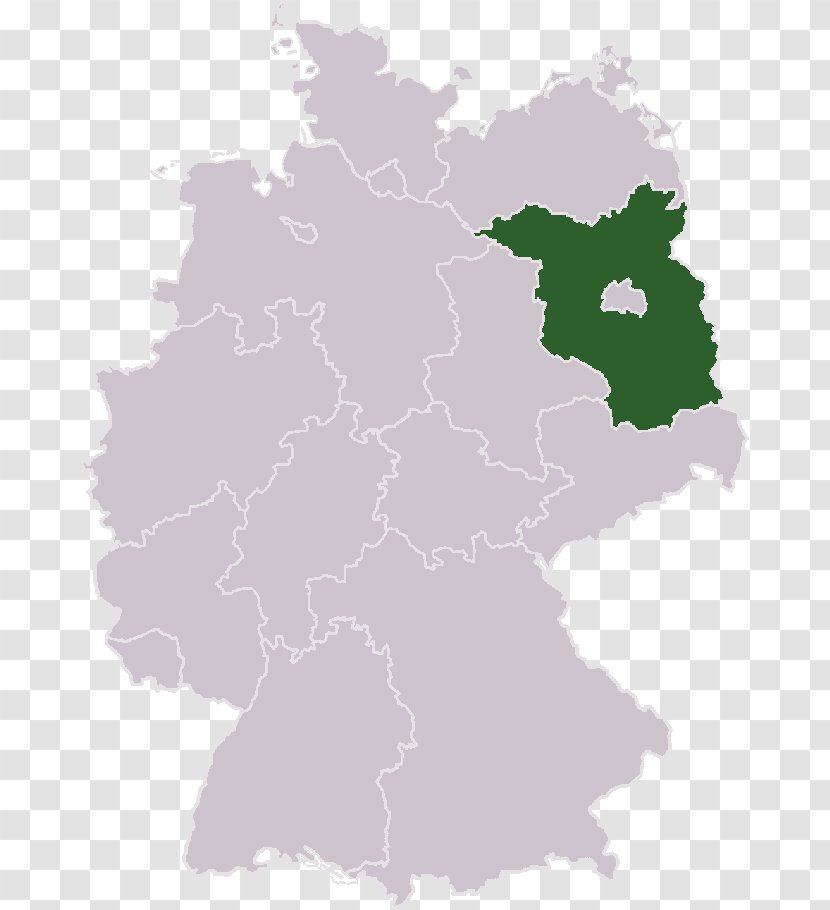 States Of Germany Map Stock Photography Transparent PNG