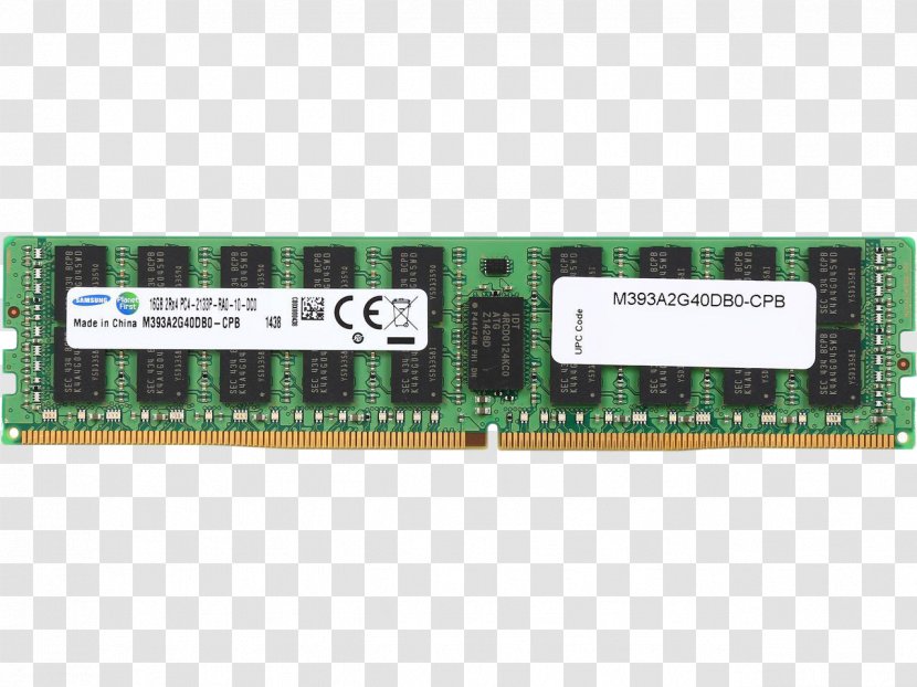 DDR4 SDRAM Registered Memory DIMM ECC - Random Access - Ecc Transparent PNG