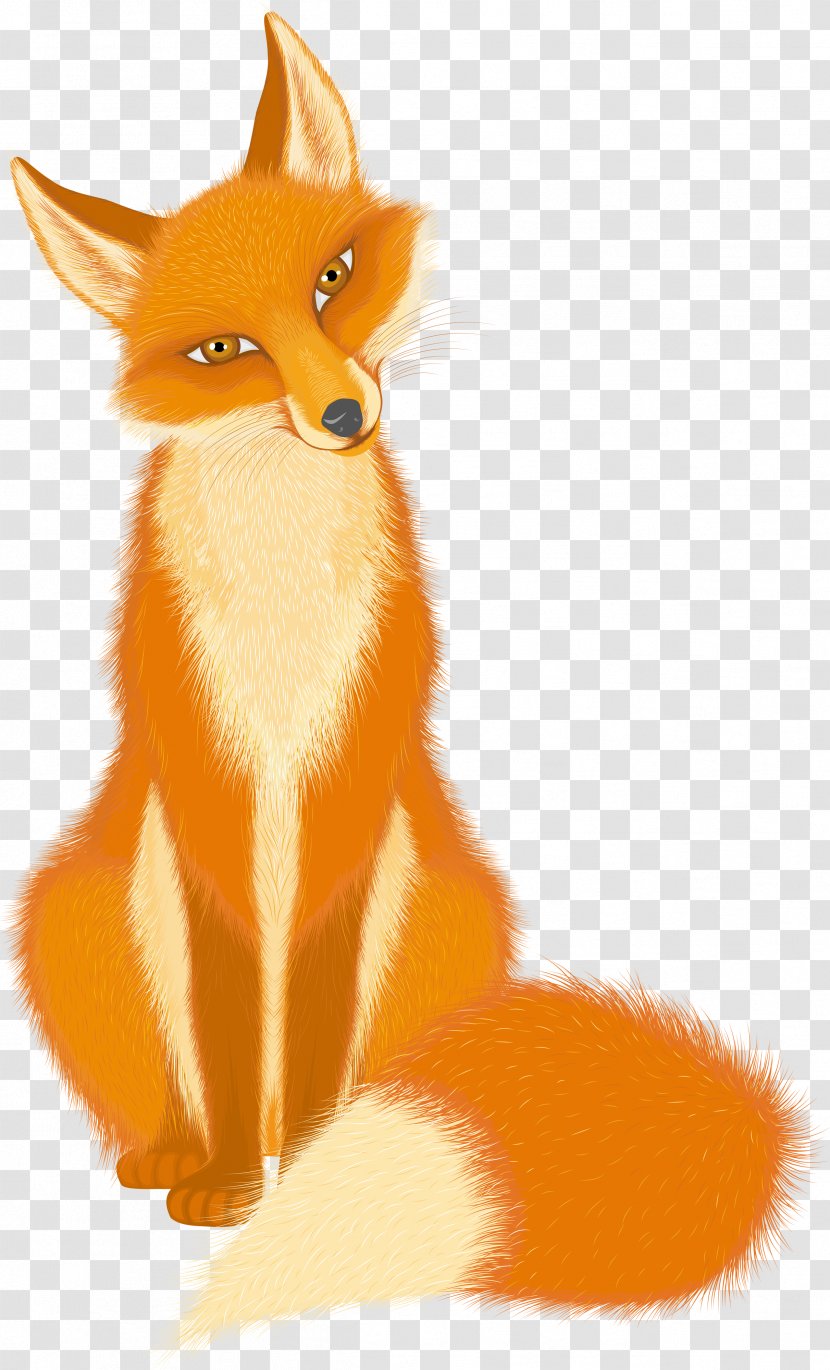 Red Fox Clip Art - Whiskers Transparent PNG