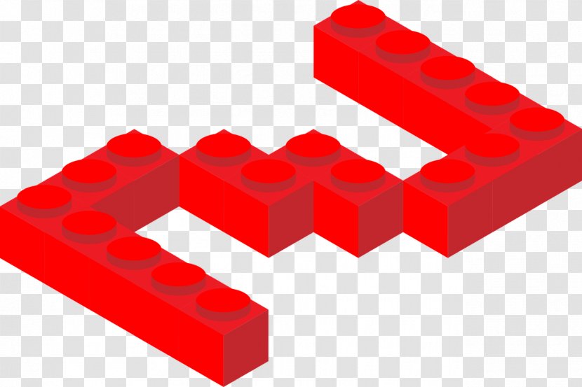 LEGO - Rectangle - Lego Number Transparent PNG