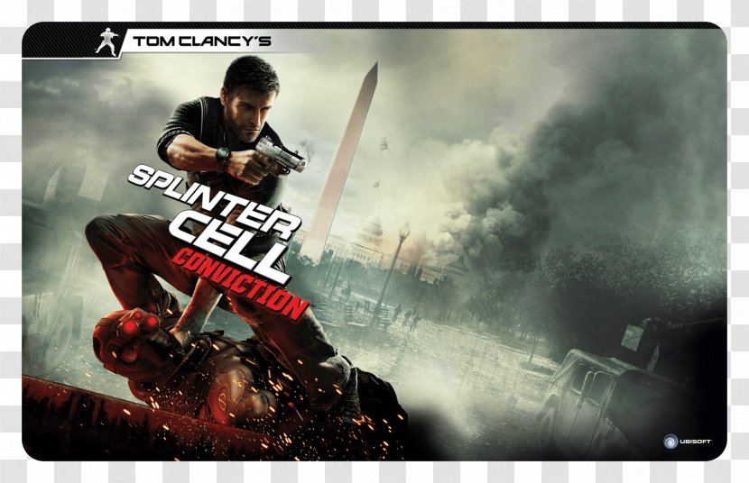 Tom Clancy's Splinter Cell: Conviction Blacklist Double Agent Sam Fisher Stealth Game - Ubisoft Montreal - Splinters Transparent PNG