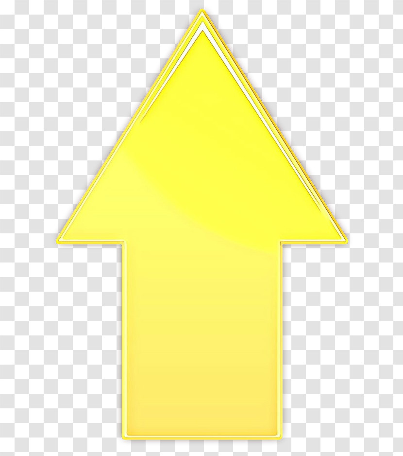 Yellow Triangle Triangle Transparent PNG