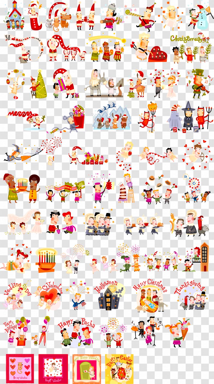 Festival Christmas Element - Point - Vector Material Transparent PNG