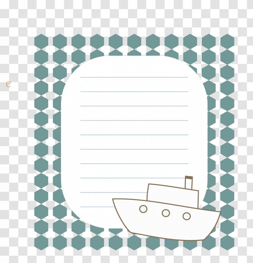 Royalty-free Clip Art - Silhouette - Vector Cartoon Boat Border Creative Transparent PNG