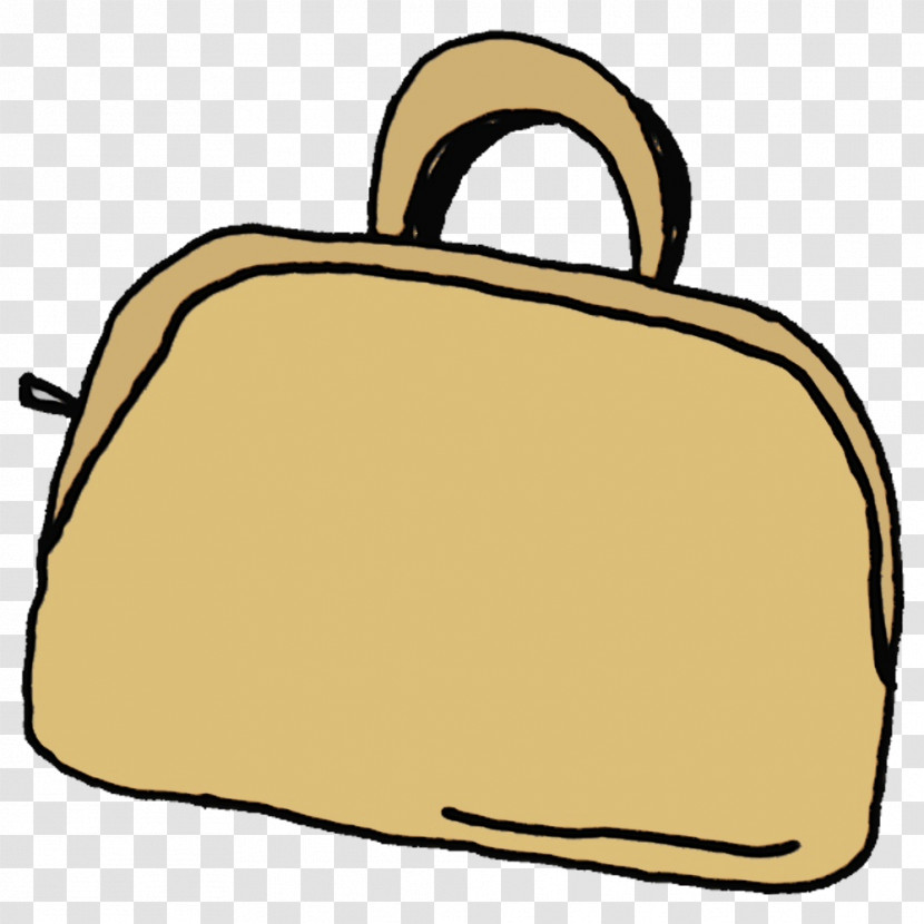 Yellow Messenger Bag Line Meter Bag Transparent PNG