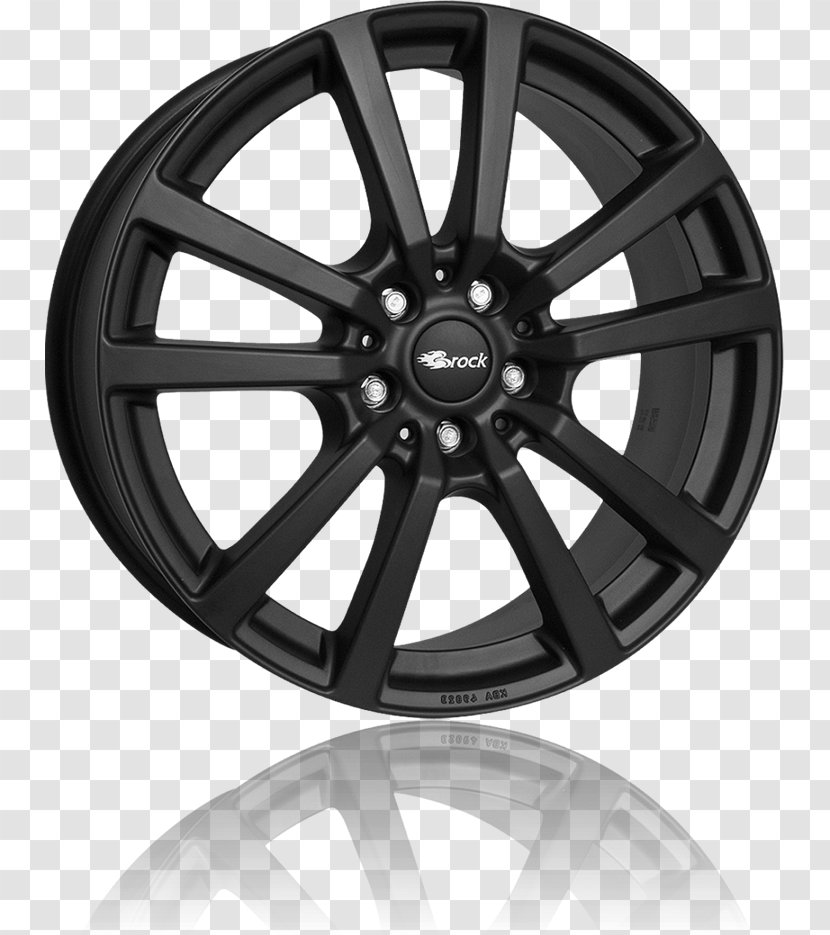 Rim Tire Porsche Car Wheel - Black And White Transparent PNG