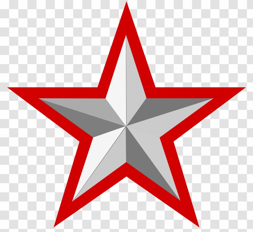 Red Star Clip Art - Scalable Vector Graphics - File:Silver With Border Wikimedia Commons Transparent PNG