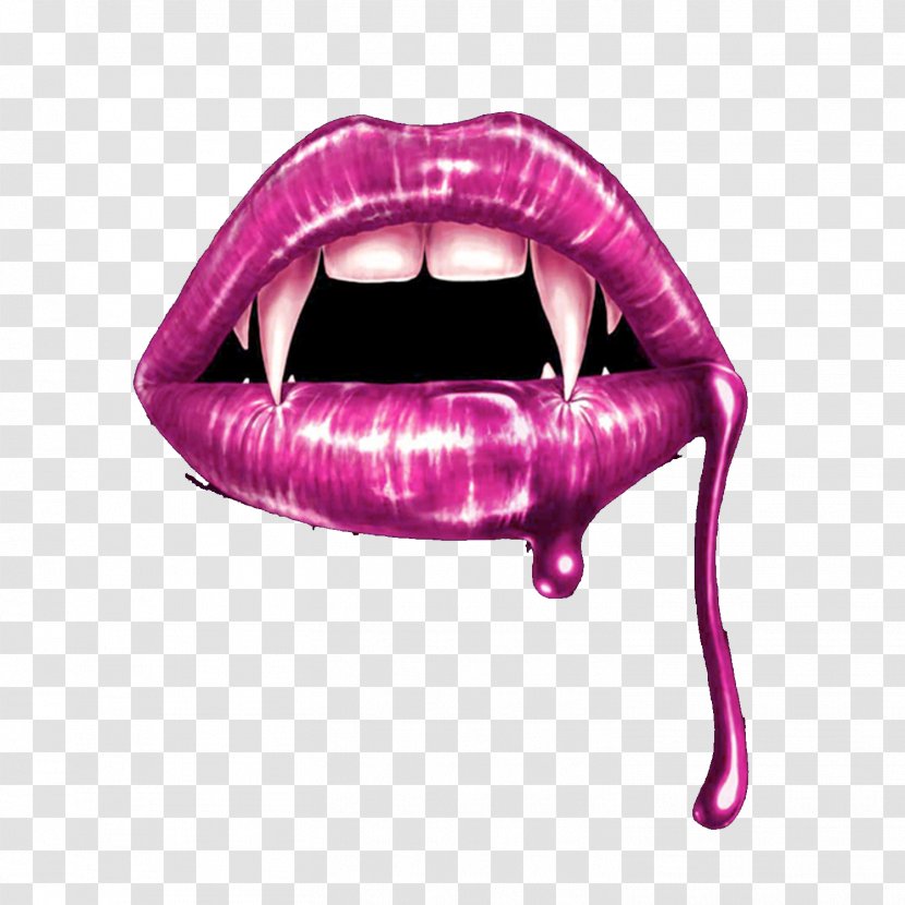 Elena Gilbert Vampire Clip Art - Fang - Lips Transparent PNG