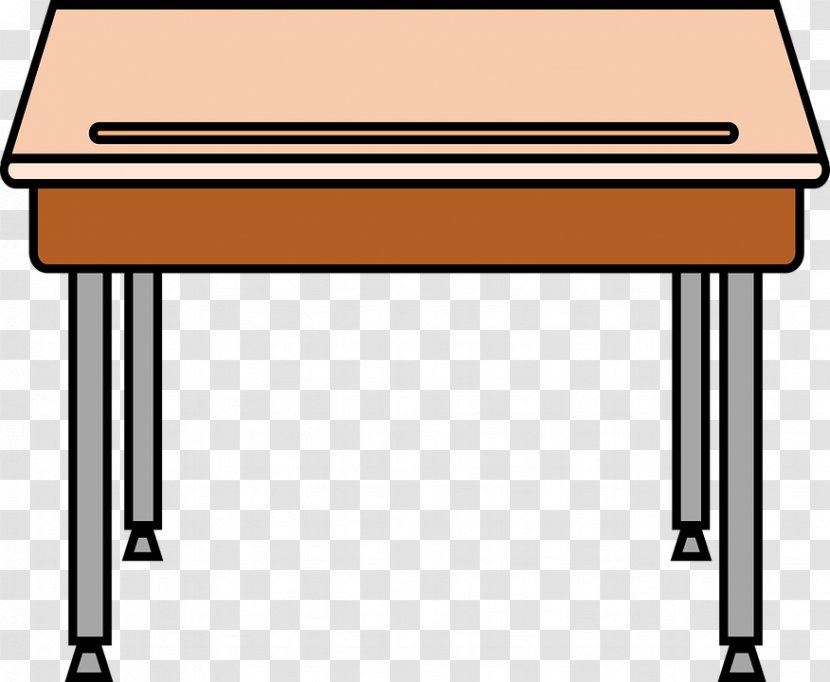 Table Clip Art Desk Openclipart Vector Graphics - Drawing - School Ground Transparent PNG