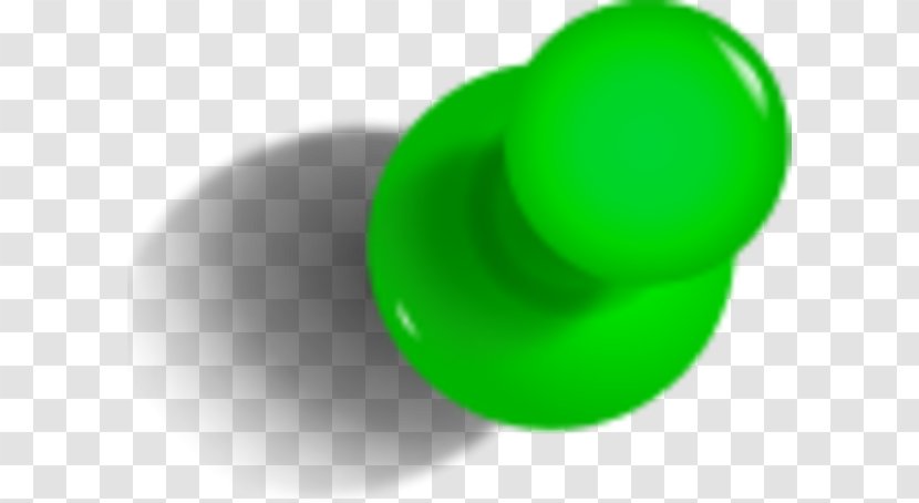 Nail Green - Drawing Pin - Thumbtack Transparent PNG