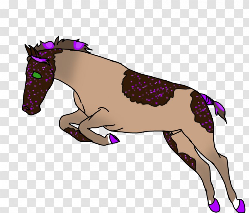 Mane Mustang Pony Foal Stallion - Pack Animal - Canter And Gallop Transparent PNG