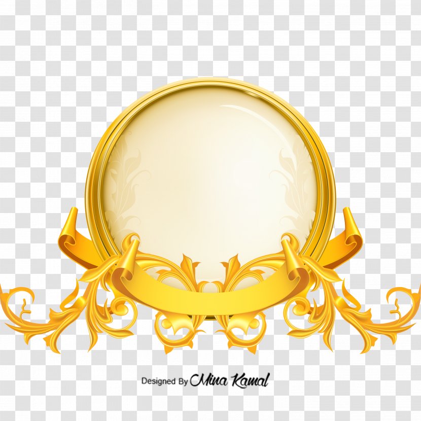 Gold Royalty-free Clip Art - Frames Transparent PNG