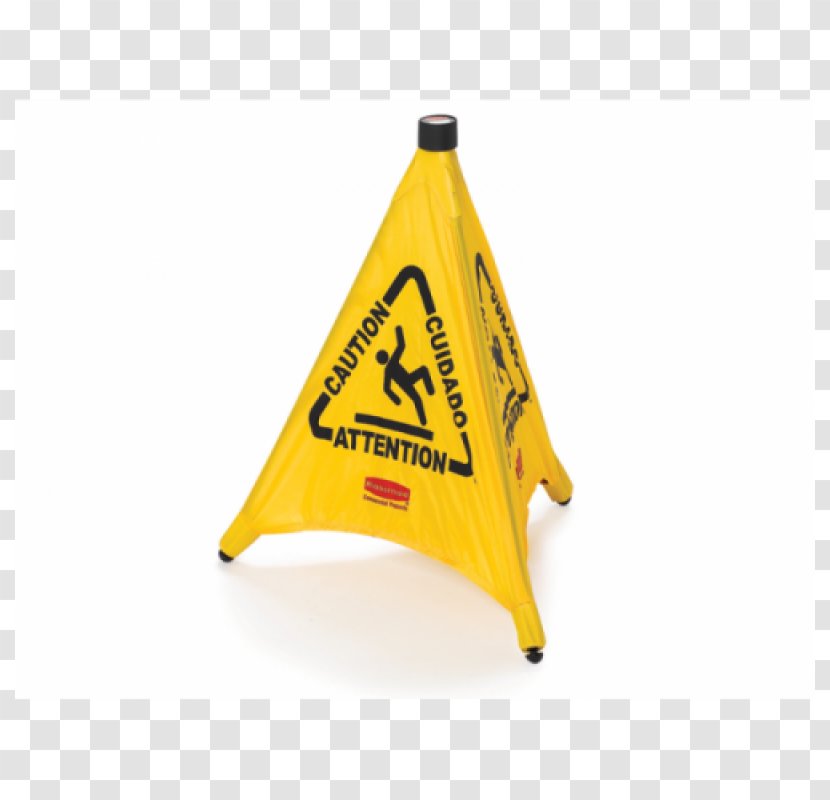 Floor Cleaning Warning Sign Safety - Traffic Cone Transparent PNG