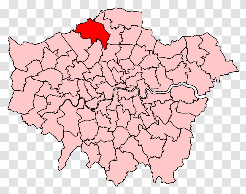 Chingford London Borough Of Southwark Cities And Westminster Boroughs - Cartoon - Map Transparent PNG