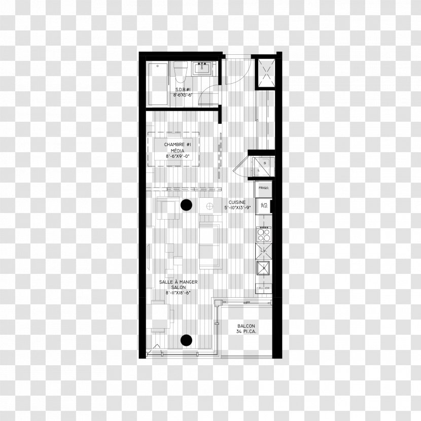 House Apartment Floor Plan Suite - Area Transparent PNG