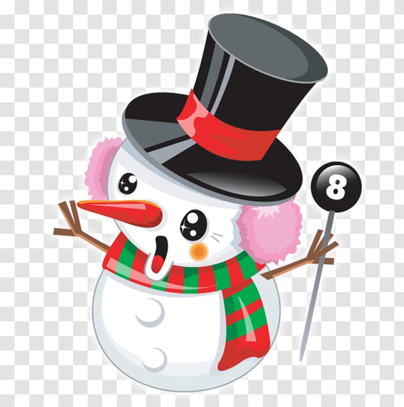 Santa Claus Christmas Snowman Clip Art - Three-dimensional Cartoon Transparent PNG