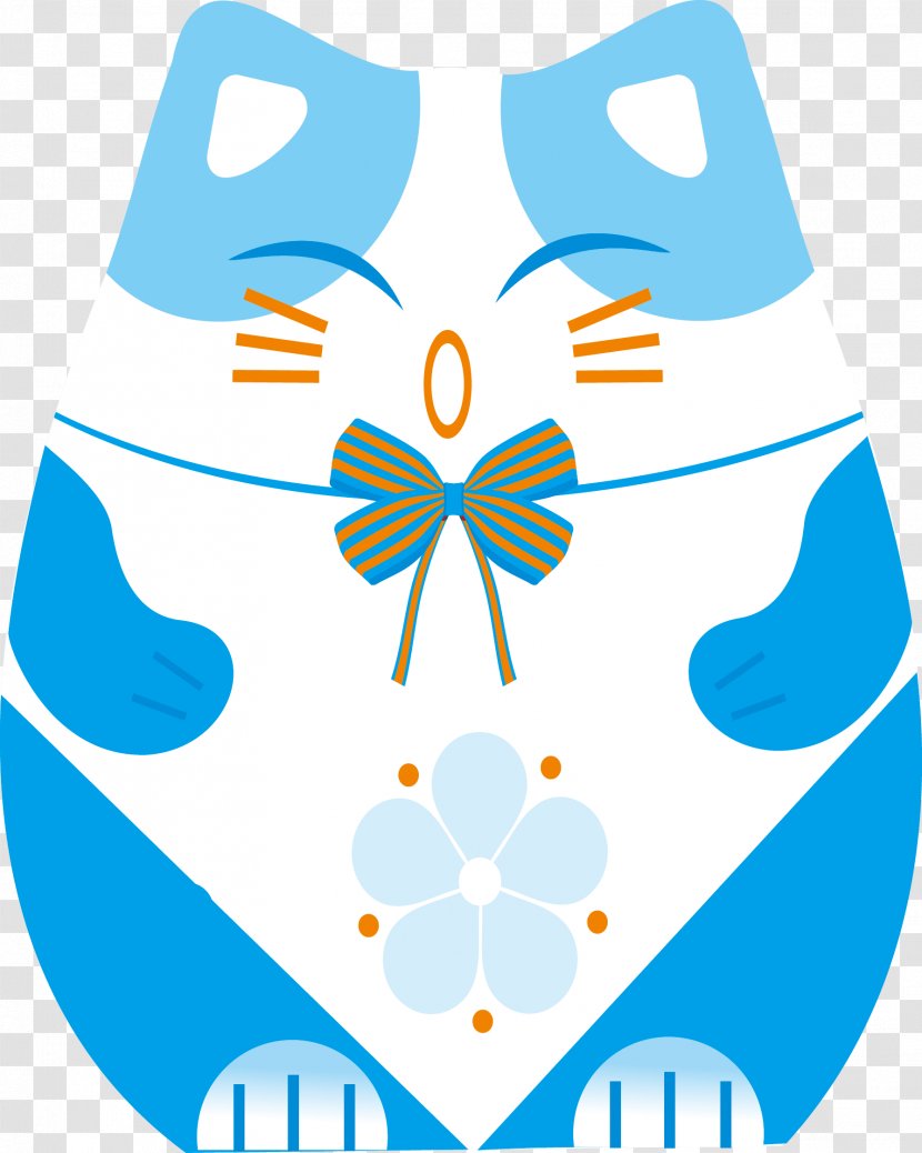 Cat Kitten Maneki-neko Clip Art - Area - Vector Lucky Transparent PNG