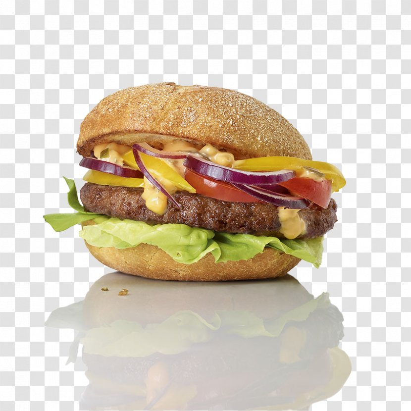 Cheeseburger Hamburger Slider Buffalo Burger Veggie - American Food - Junk Transparent PNG