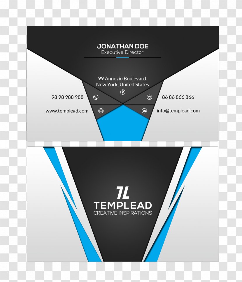 Logo Business Card - Technology Transparent PNG