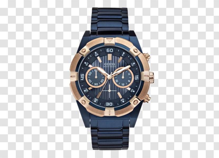 Guess Watch Clock Fashion Blue - Strap Transparent PNG