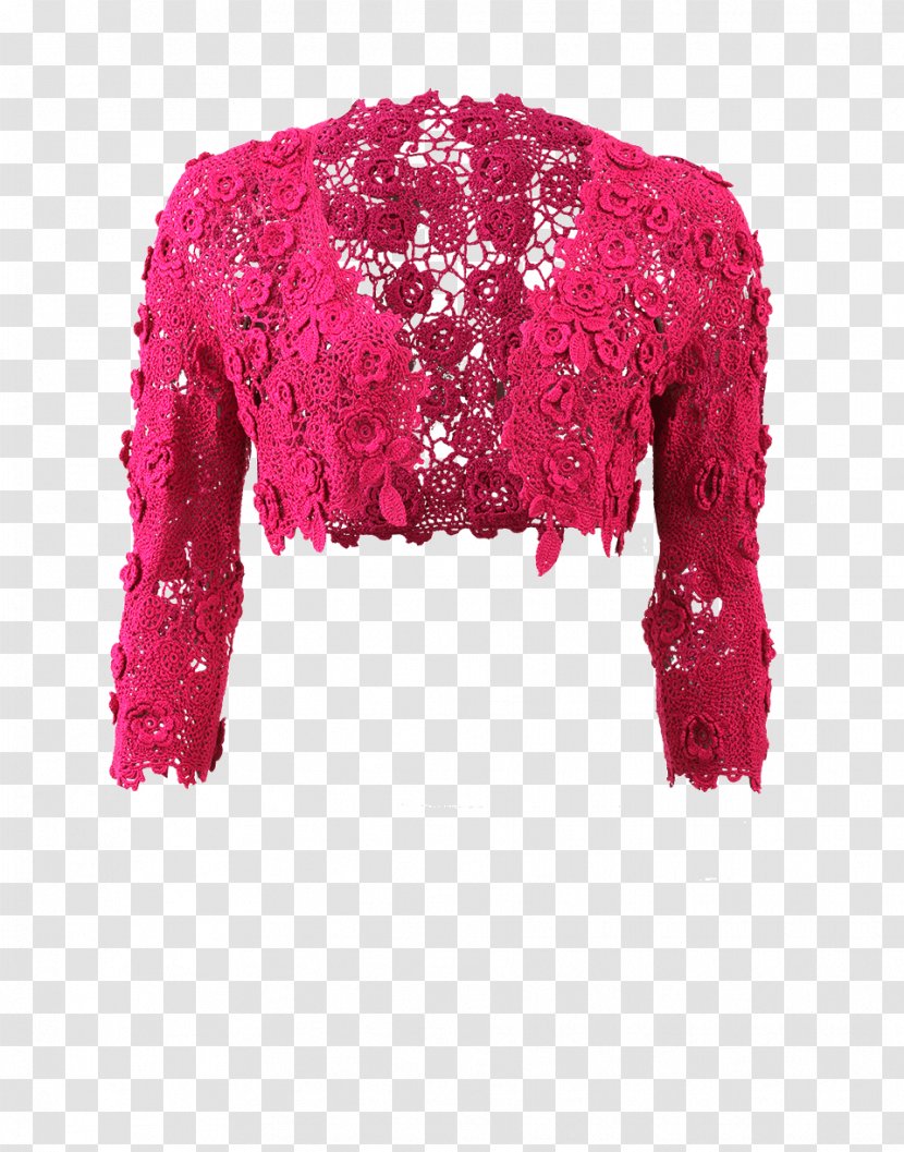 Shrug Cardigan Crochet Fashion Designer - Jacket - Dress Transparent PNG