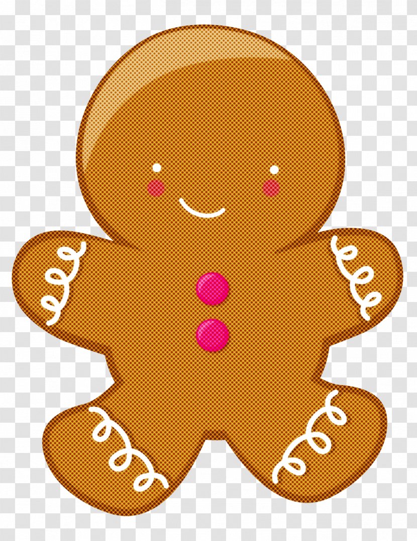 Gingerbread Cartoon Sticker Transparent PNG