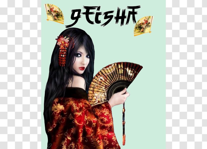 A Geisha Japan Woman - Art Transparent PNG