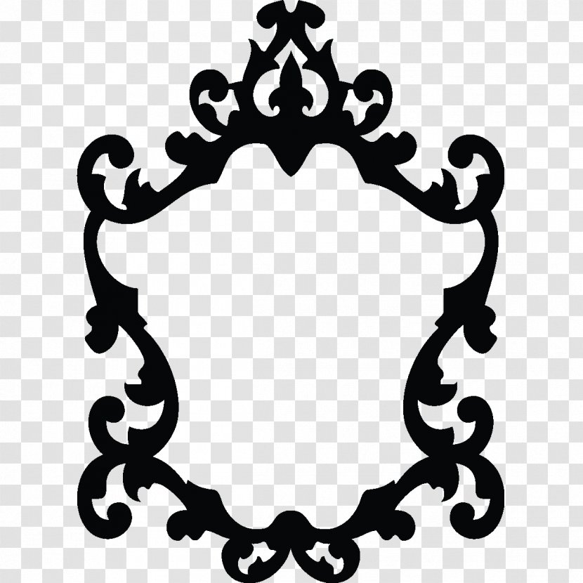 Picture Frames Chandelier Antique Stock Photography - Black And White - Baroque Transparent PNG