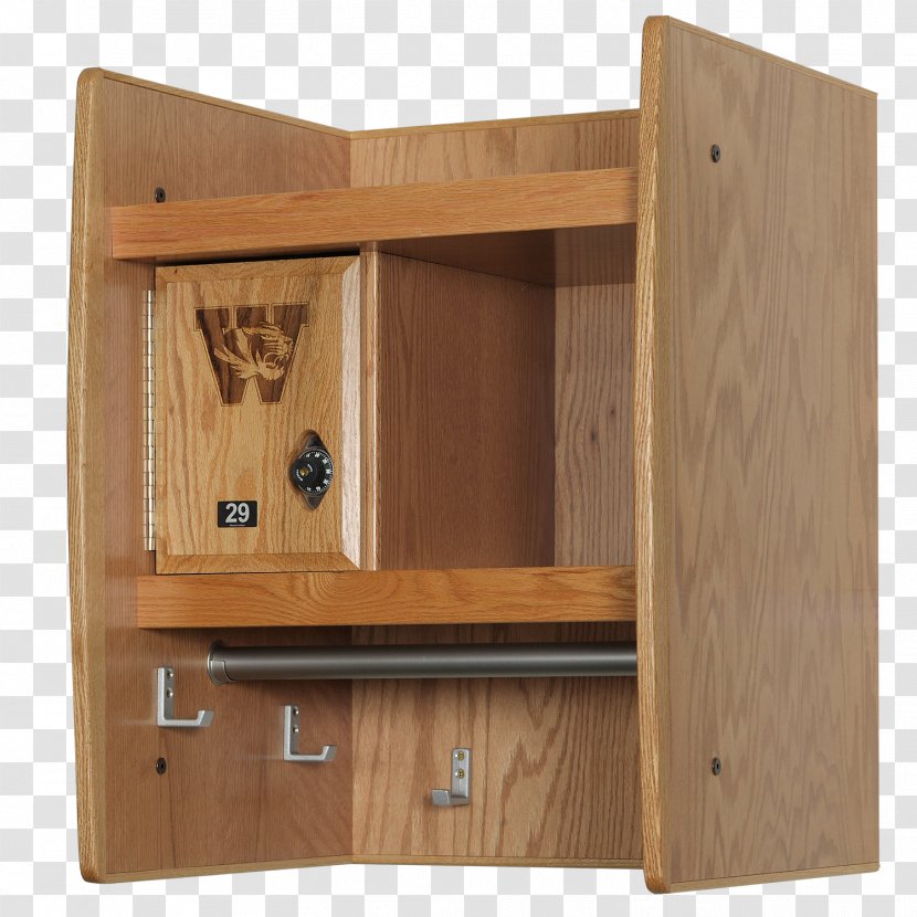 Locker Changing Room Furniture Shelf Wood - Drawer - Wooden Box Combination Transparent PNG