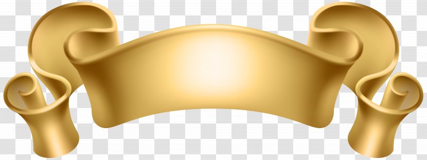 Clip Art - Joint - Gold Decorative Banner Transparent Transparent PNG