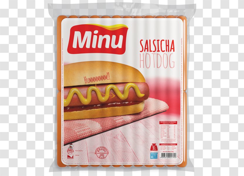 Hot Dog Junk Food Sausage Merienda - Length Transparent PNG