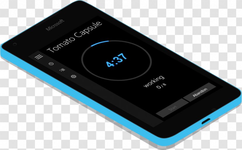 Mobile Phones Pomodoro Technique Electronics Portable Communications Device - Phone - Tomato Transparent PNG