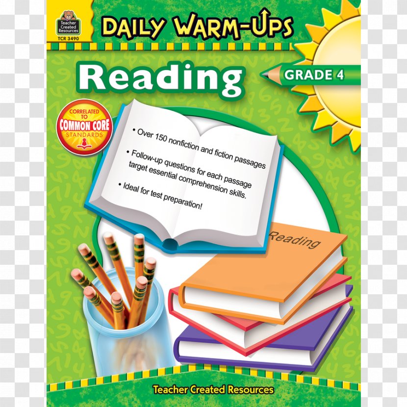 Daily Warm-Ups: Reading, Grade 3 Warm-Ups Nonfiction Reading 2 Math, Education - Grading In - Warmups Transparent PNG