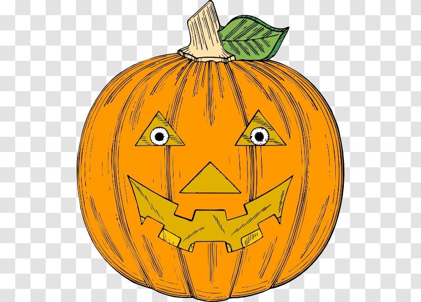 Jack-o'-lantern Halloween Clip Art - Squash - Pumpkin Vector Transparent PNG
