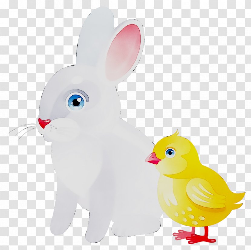 Domestic Rabbit Hare Easter Bunny - Figurine - Tail Transparent PNG